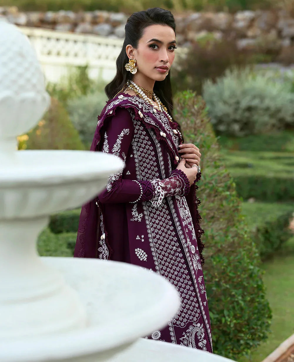 Republic Womenswear | Kalani Eid Luxury Lawn 25 | D3-A - Elara - Rang-e-Khaas