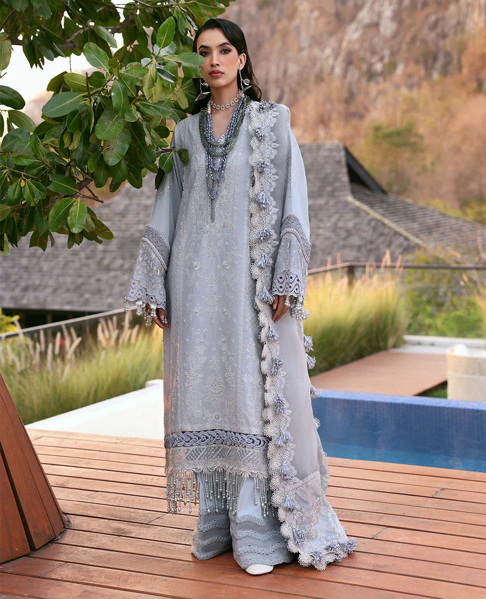 Republic Womenswear | Kalani Eid Luxury Lawn 25 | D3-B - Sitara - Rang-e-Khaas