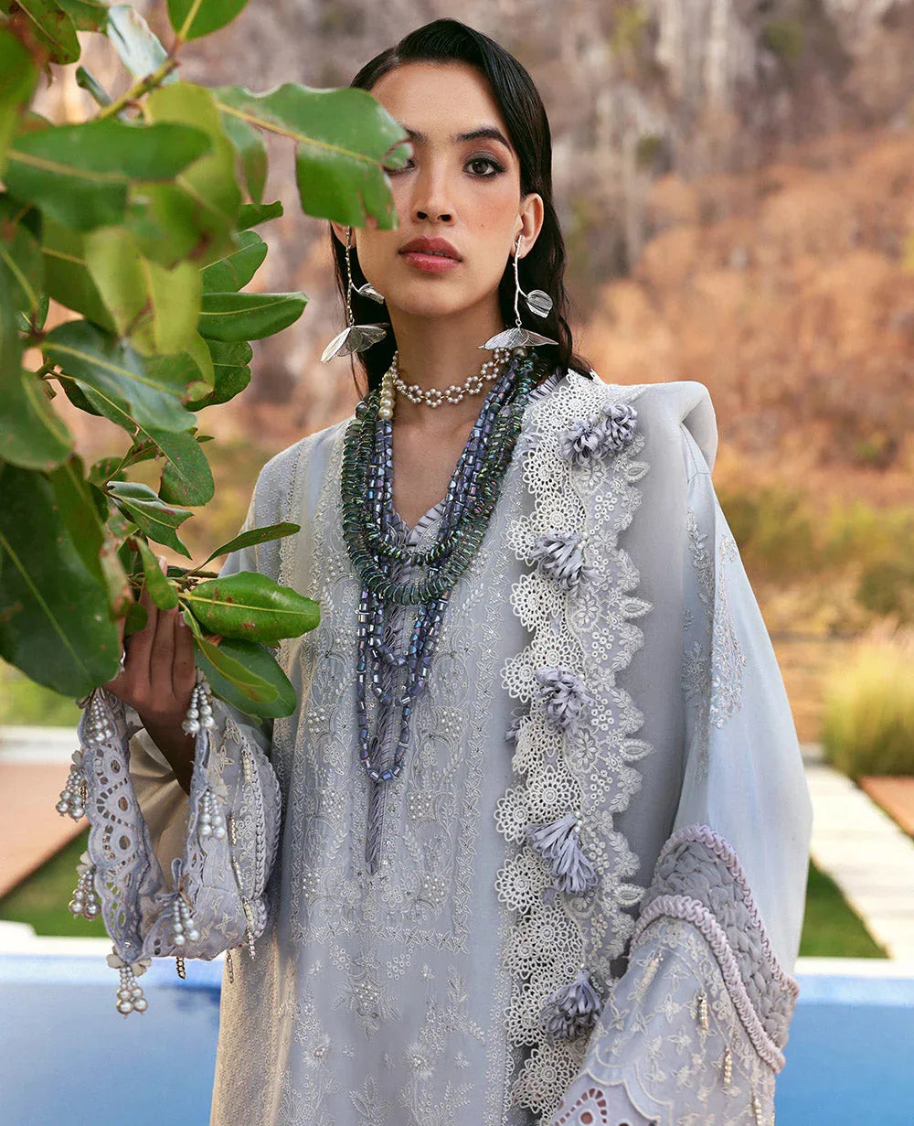 Republic Womenswear | Kalani Eid Luxury Lawn 25 | D3-B - Sitara - Rang-e-Khaas