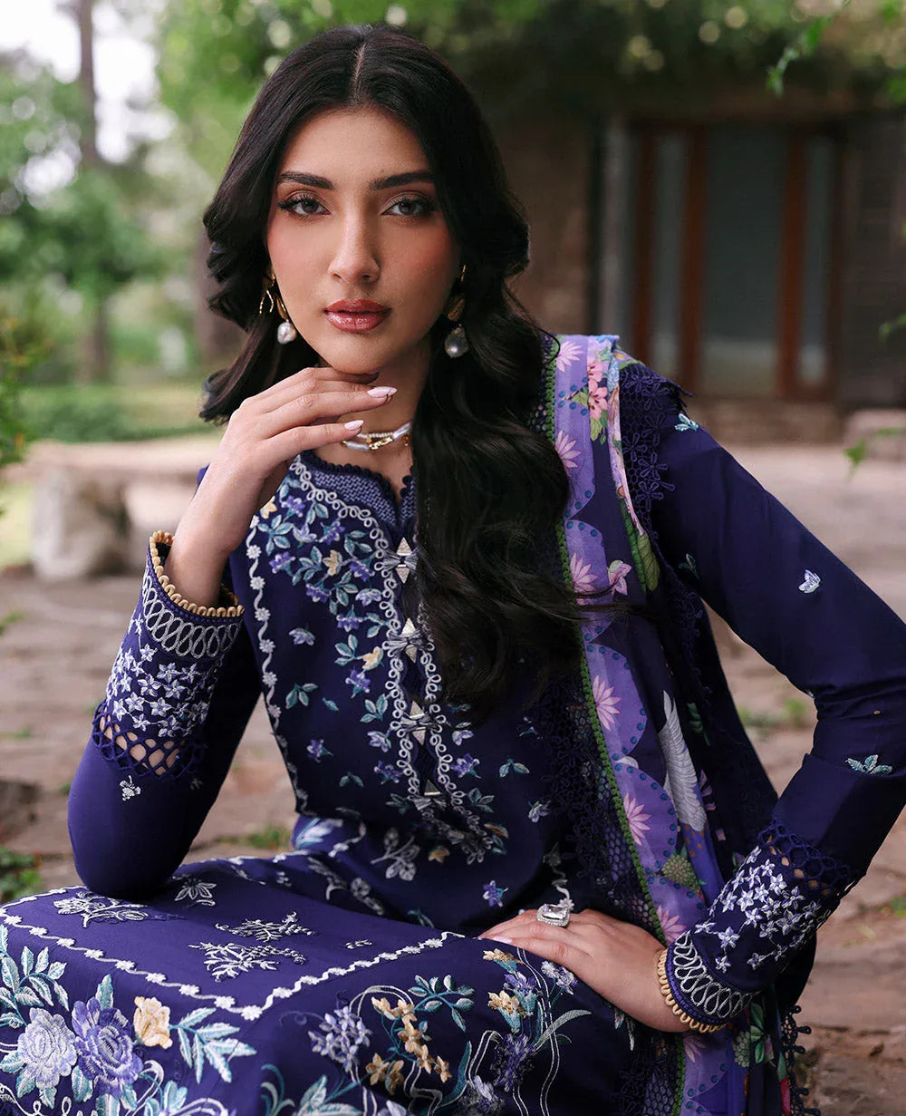 Republic Womenswear | Talia Luxury Lawn 25 | D3-B - Saia - Rang-e-Khaas