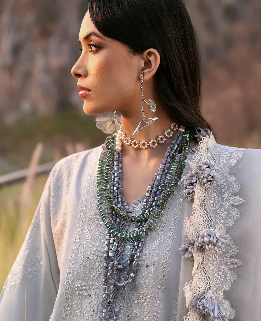 Republic Womenswear | Kalani Eid Luxury Lawn 25 | D3-B - Sitara - Rang-e-Khaas