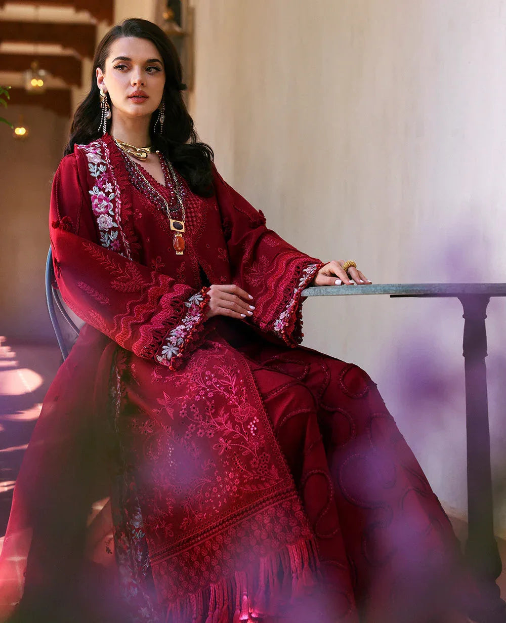 Republic Womenswear | Kalani Eid Luxury Lawn 25 | D4-A - Rhea - Rang-e-Khaas
