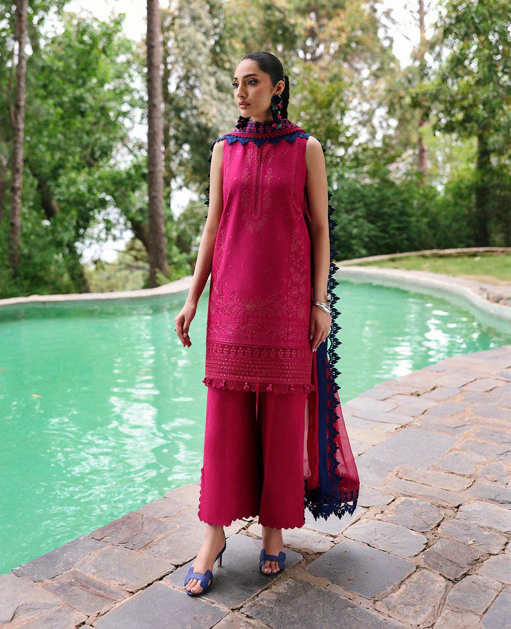 Republic Womenswear | Talia Luxury Lawn 25 | D4-B - Lysa - Rang-e-Khaas