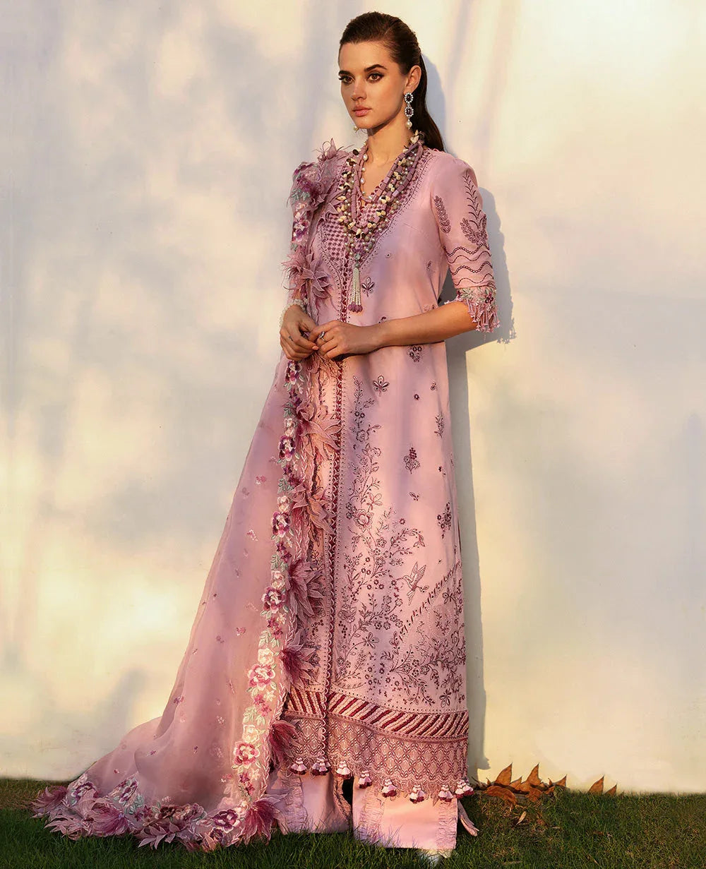Republic Womenswear | Kalani Eid Luxury Lawn 25 | D4-B - Gulbahar - Rang-e-Khaas