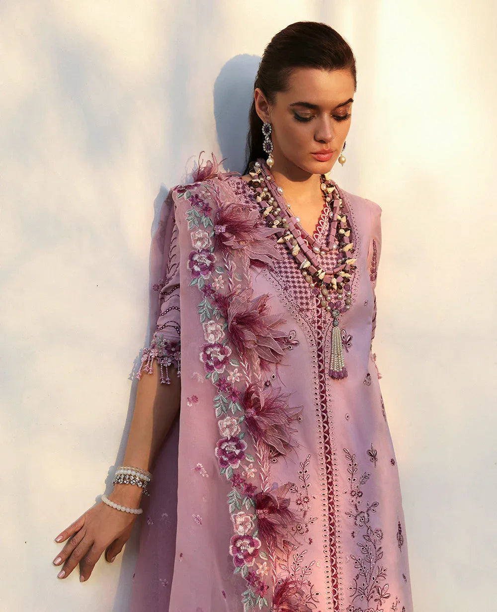 Republic Womenswear | Kalani Eid Luxury Lawn 25 | D4-B - Gulbahar - Rang-e-Khaas