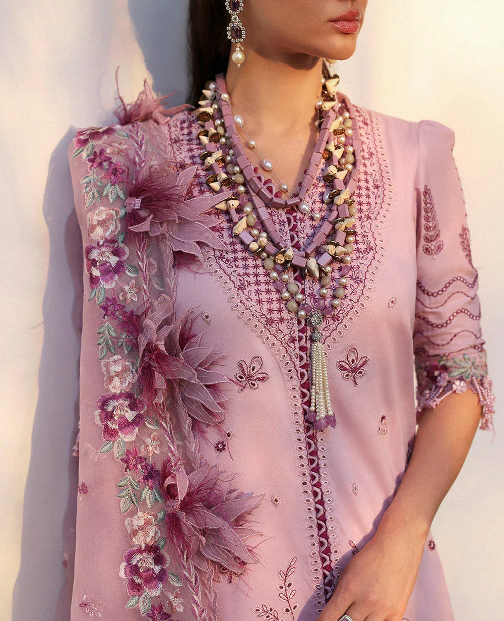 Republic Womenswear | Kalani Eid Luxury Lawn 25 | D4-B - Gulbahar - Rang-e-Khaas