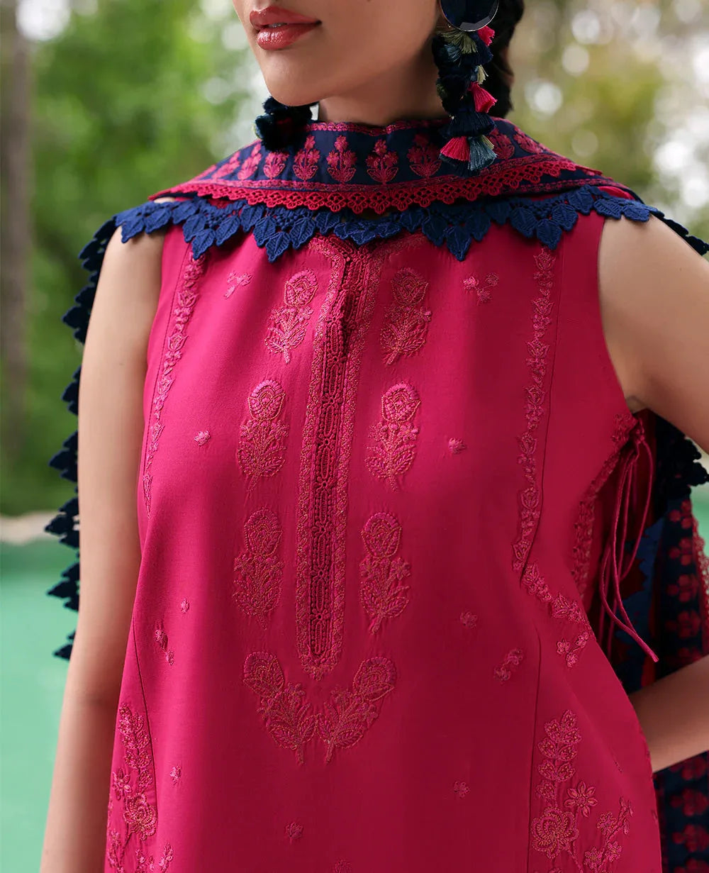 Republic Womenswear | Talia Luxury Lawn 25 | D4-B - Lysa - Rang-e-Khaas