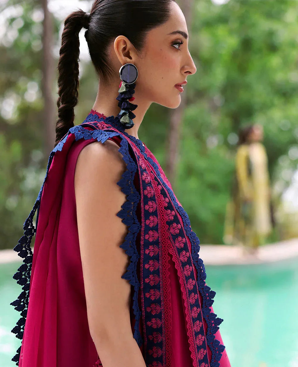 Republic Womenswear | Talia Luxury Lawn 25 | D4-B - Lysa - Rang-e-Khaas