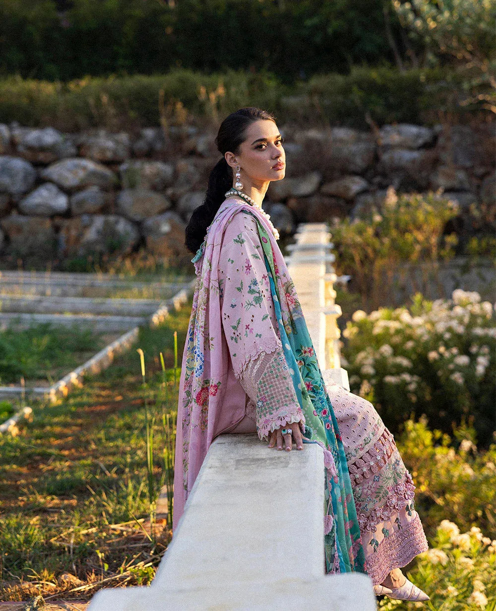 Republic Womenswear | Kalani Eid Luxury Lawn 25 | D5-A - Meher - Rang-e-Khaas