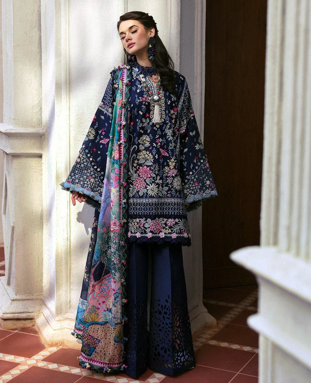 Republic Womenswear | Kalani Eid Luxury Lawn 25 | D5-B - Nyra - Rang-e-Khaas