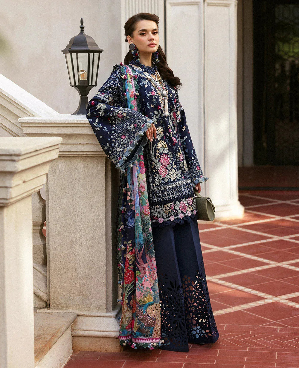 Republic Womenswear | Kalani Eid Luxury Lawn 25 | D5-B - Nyra - Rang-e-Khaas