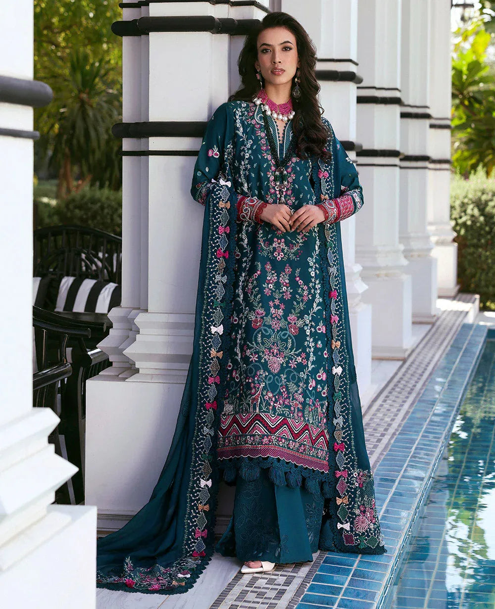 Republic Womenswear | Kalani Eid Luxury Lawn 25 | D6-B - Talia - Rang-e-Khaas