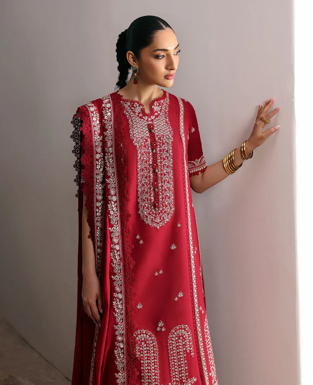 Republic Womenswear | Talia Luxury Lawn 25 | D6-A - Evara - Rang-e-Khaas
