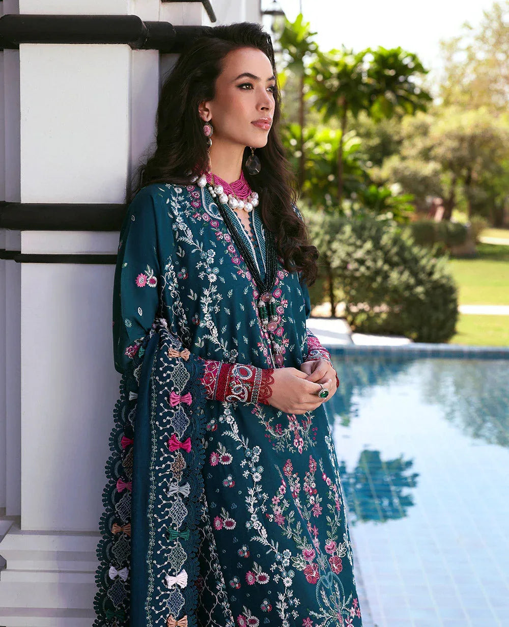 Republic Womenswear | Kalani Eid Luxury Lawn 25 | D6-B - Talia - Rang-e-Khaas