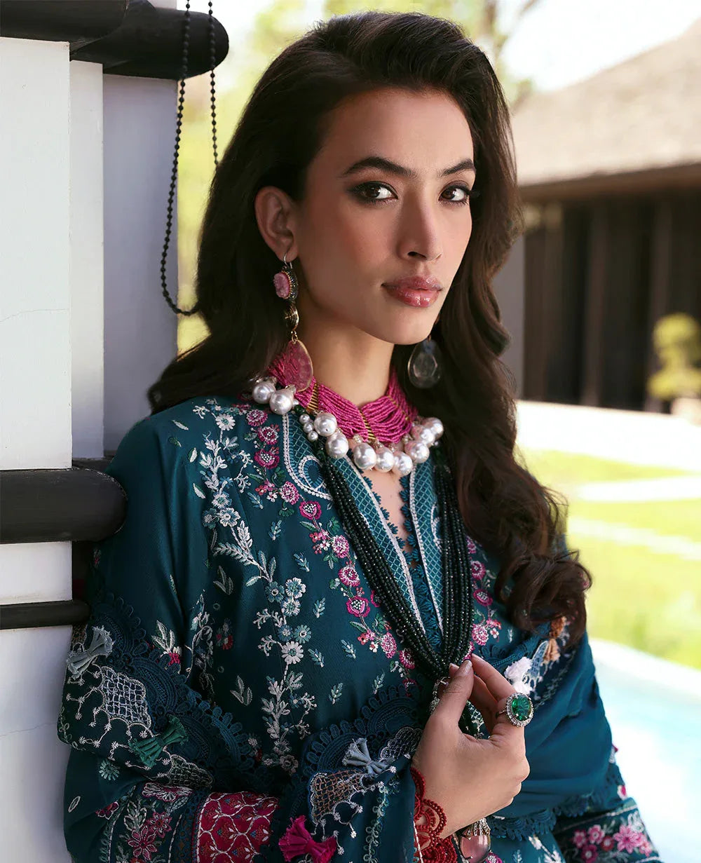 Republic Womenswear | Kalani Eid Luxury Lawn 25 | D6-B - Talia - Rang-e-Khaas