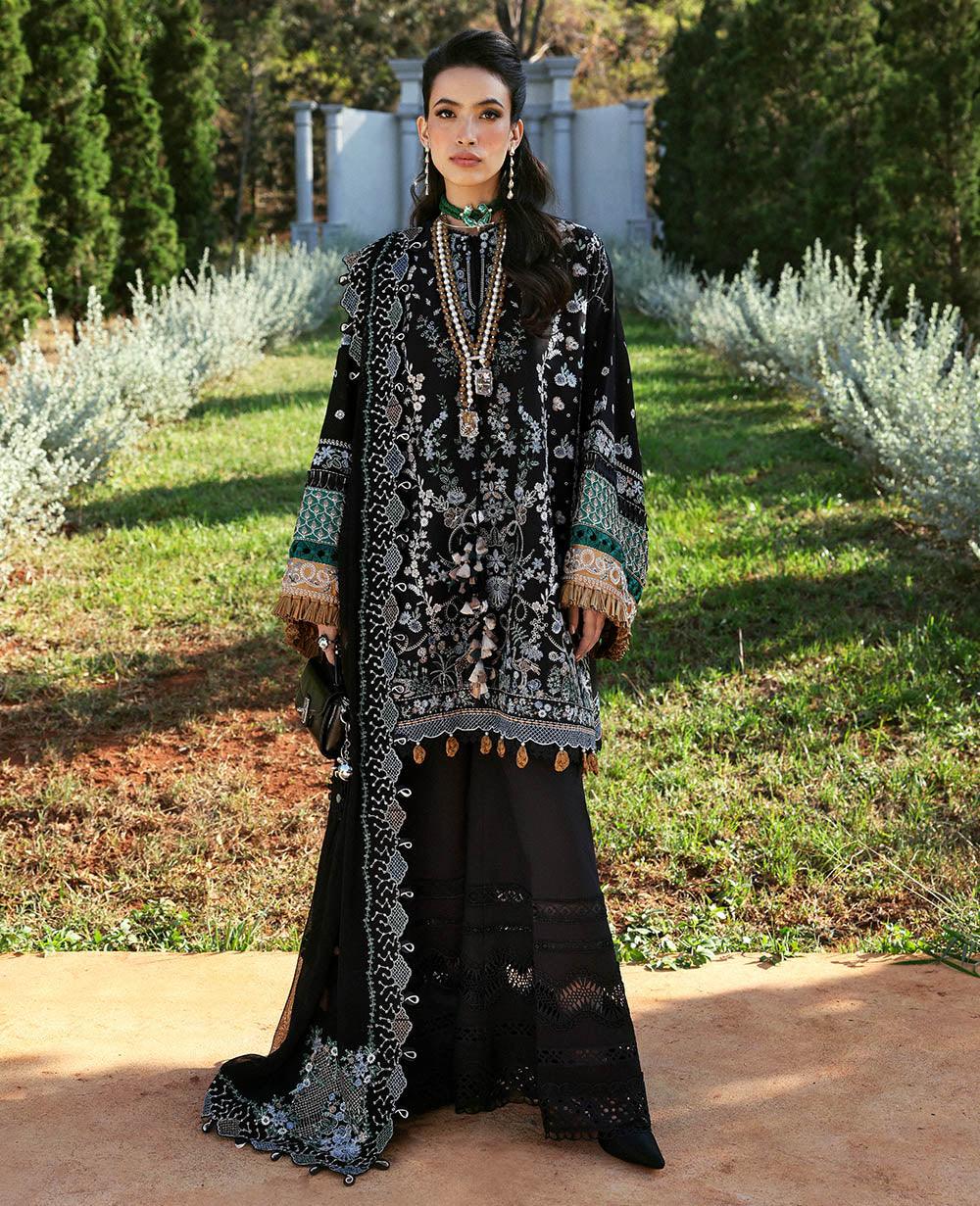 Republic Womenswear | Kalani Eid Luxury Lawn 25 | D6-B - Talia - Rang-e-Khaas