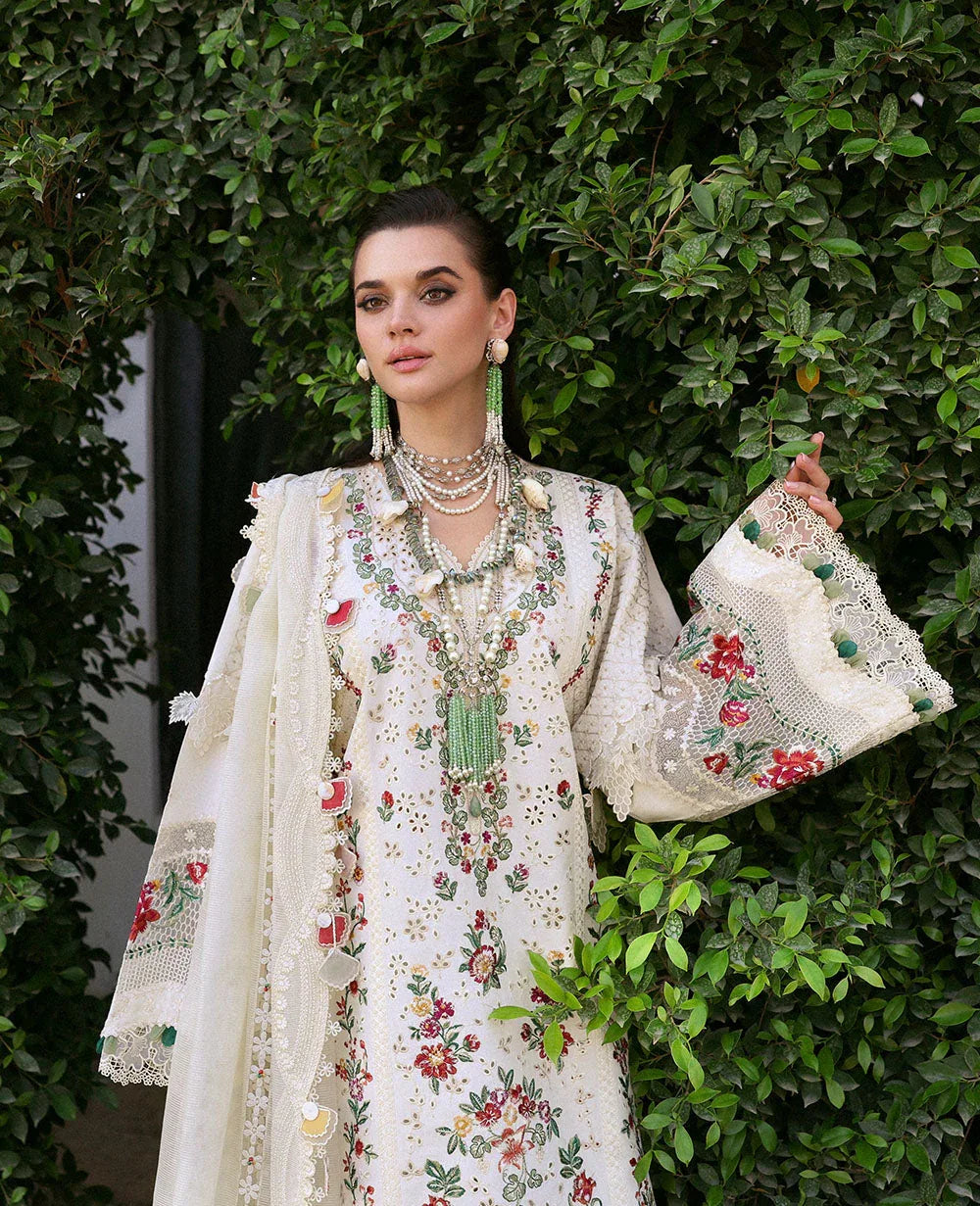 Republic Womenswear | Kalani Eid Luxury Lawn 25 | D7-A - Mira - Rang-e-Khaas