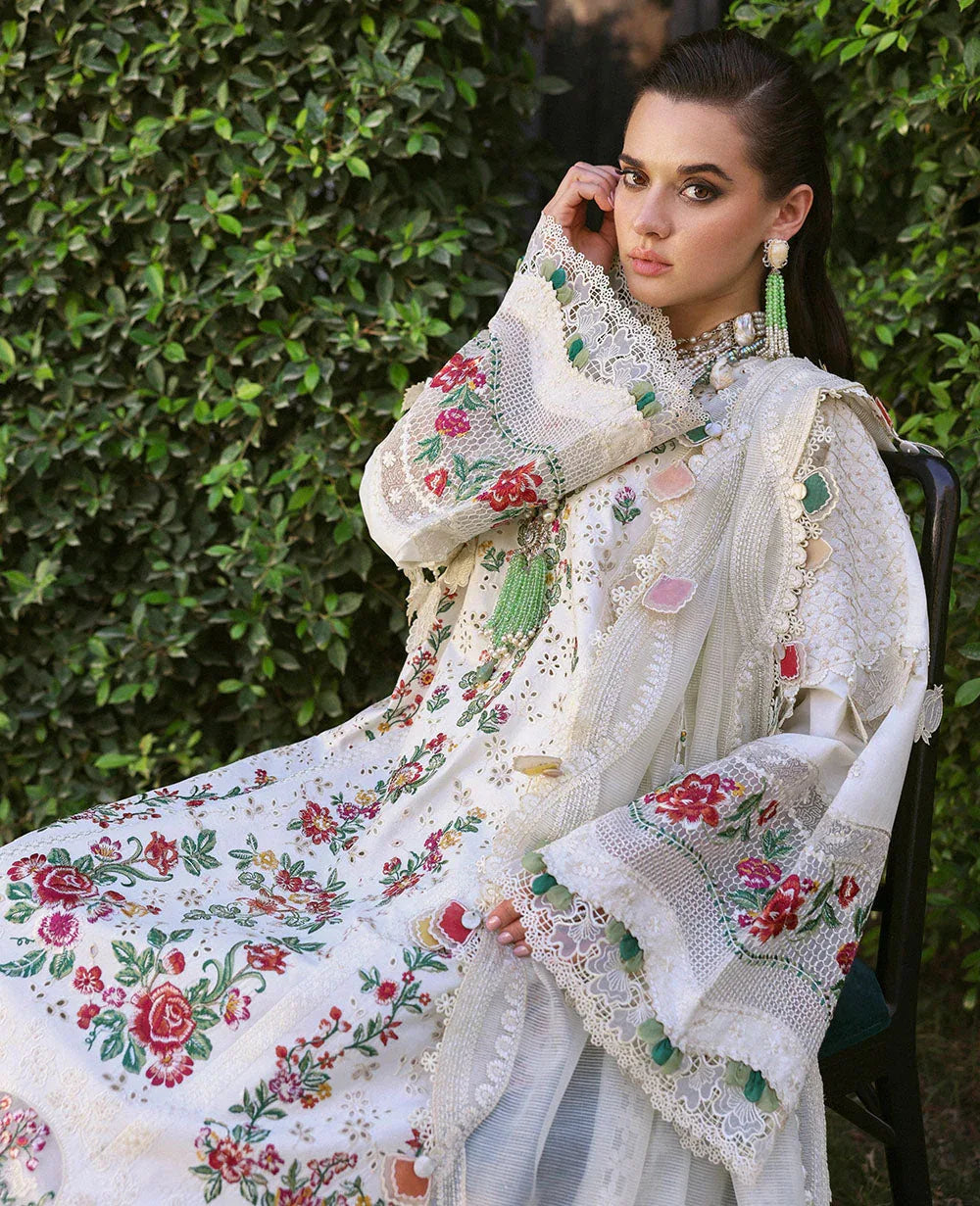 Republic Womenswear | Kalani Eid Luxury Lawn 25 | D7-A - Mira - Rang-e-Khaas