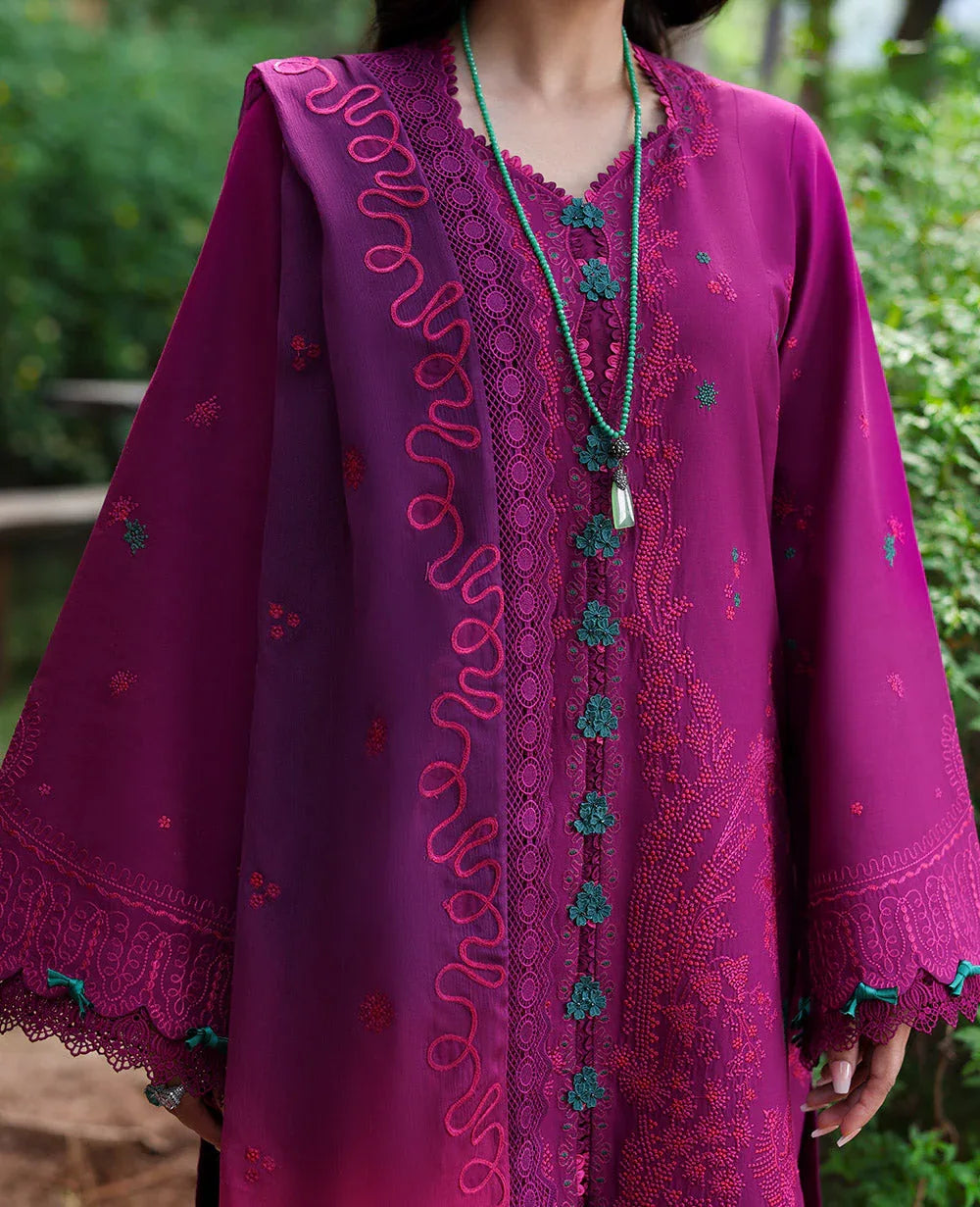Republic Womenswear | Talia Luxury Lawn 25 | D7-B - Elin - Rang-e-Khaas