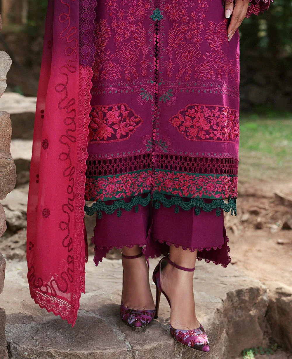 Republic Womenswear | Talia Luxury Lawn 25 | D7-B - Elin - Rang-e-Khaas