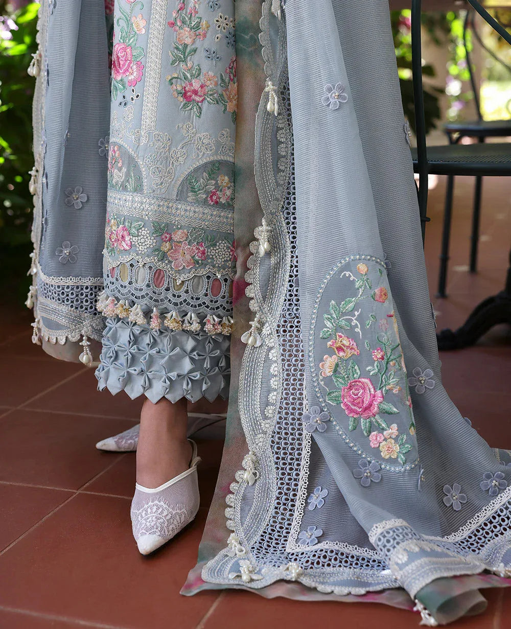 Republic Womenswear | Kalani Eid Luxury Lawn 25 | D7-B - Hoor - Rang-e-Khaas