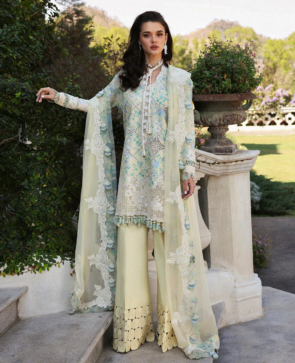 Republic Womenswear | Kalani Eid Luxury Lawn 25 | D8-A - Zuri - Rang-e-Khaas