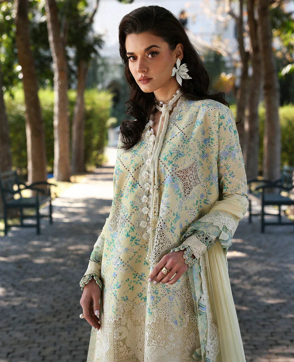 Republic Womenswear | Kalani Eid Luxury Lawn 25 | D8-A - Zuri - Rang-e-Khaas