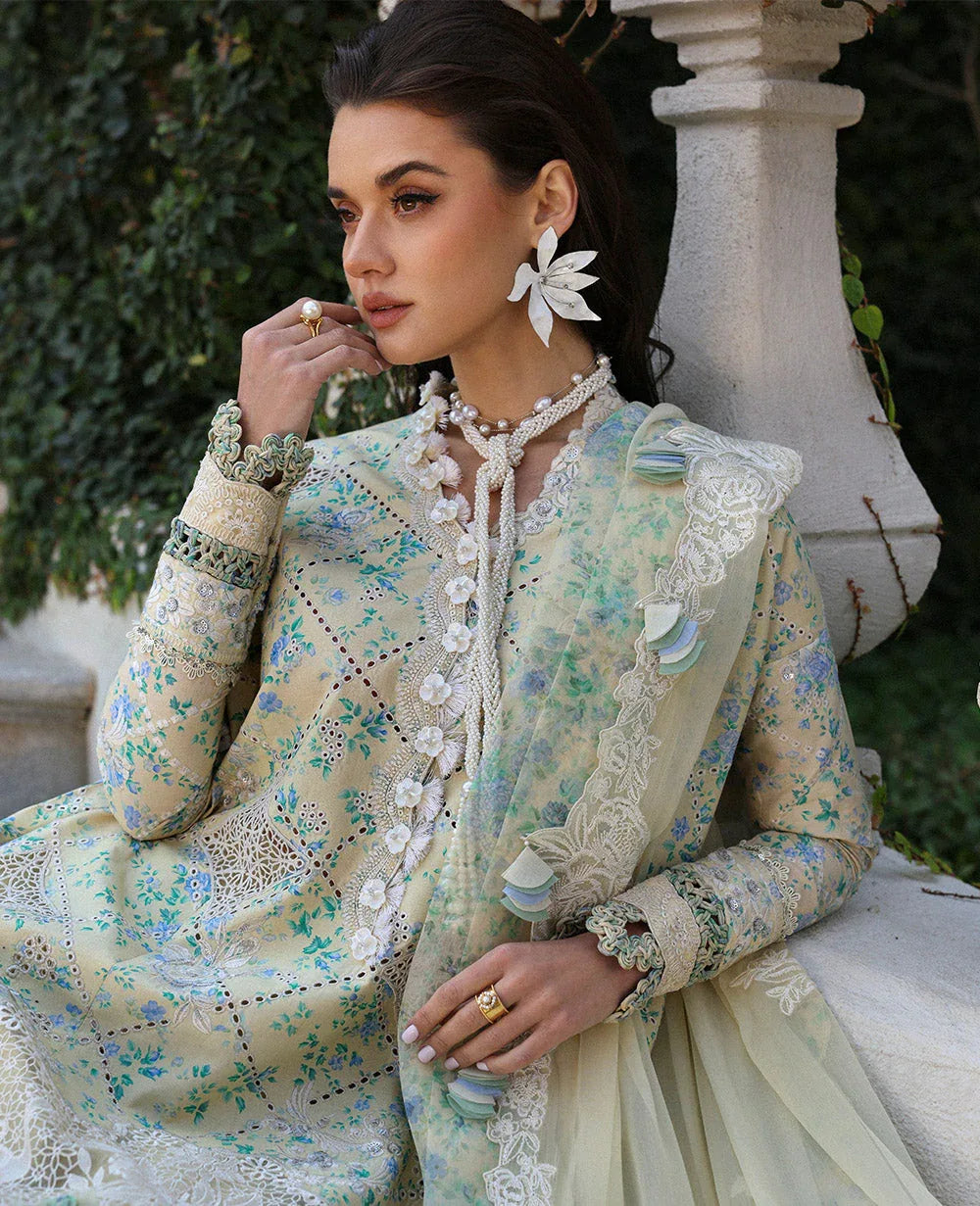 Republic Womenswear | Kalani Eid Luxury Lawn 25 | D8-A - Zuri - Rang-e-Khaas