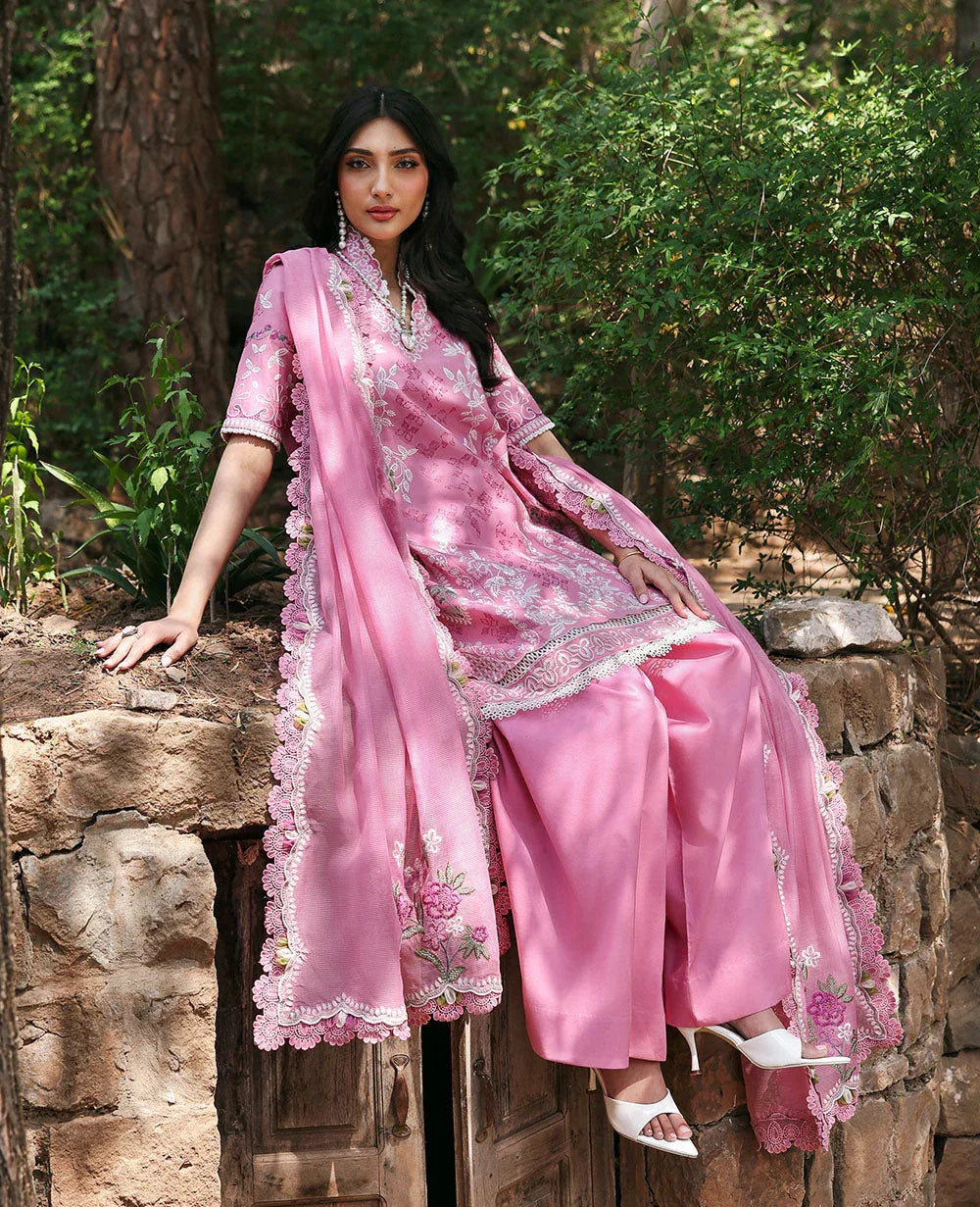 Republic Womenswear | Talia Luxury Lawn 25 | D8-A - Revaa - Rang-e-Khaas