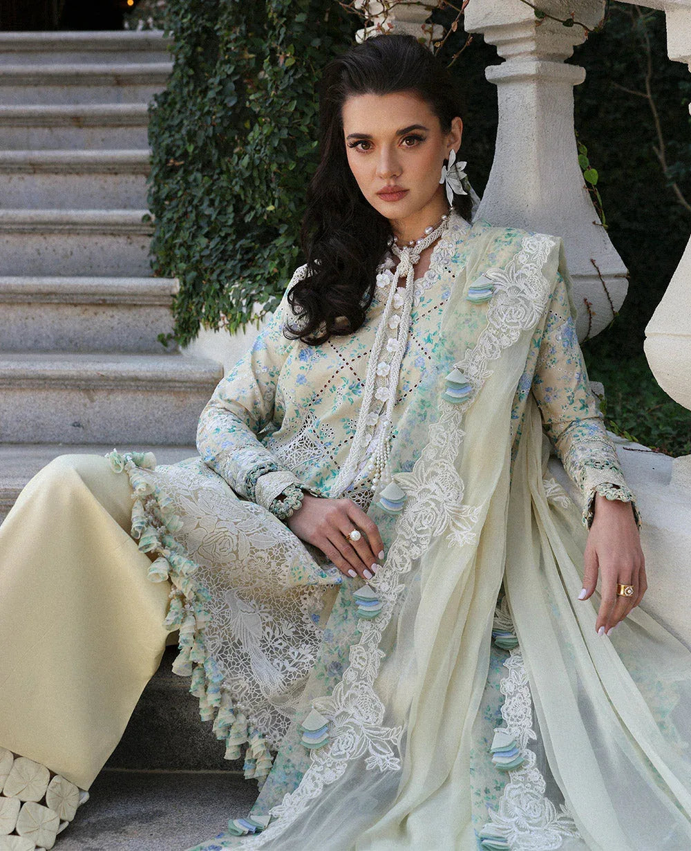 Republic Womenswear | Kalani Eid Luxury Lawn 25 | D8-A - Zuri - Rang-e-Khaas