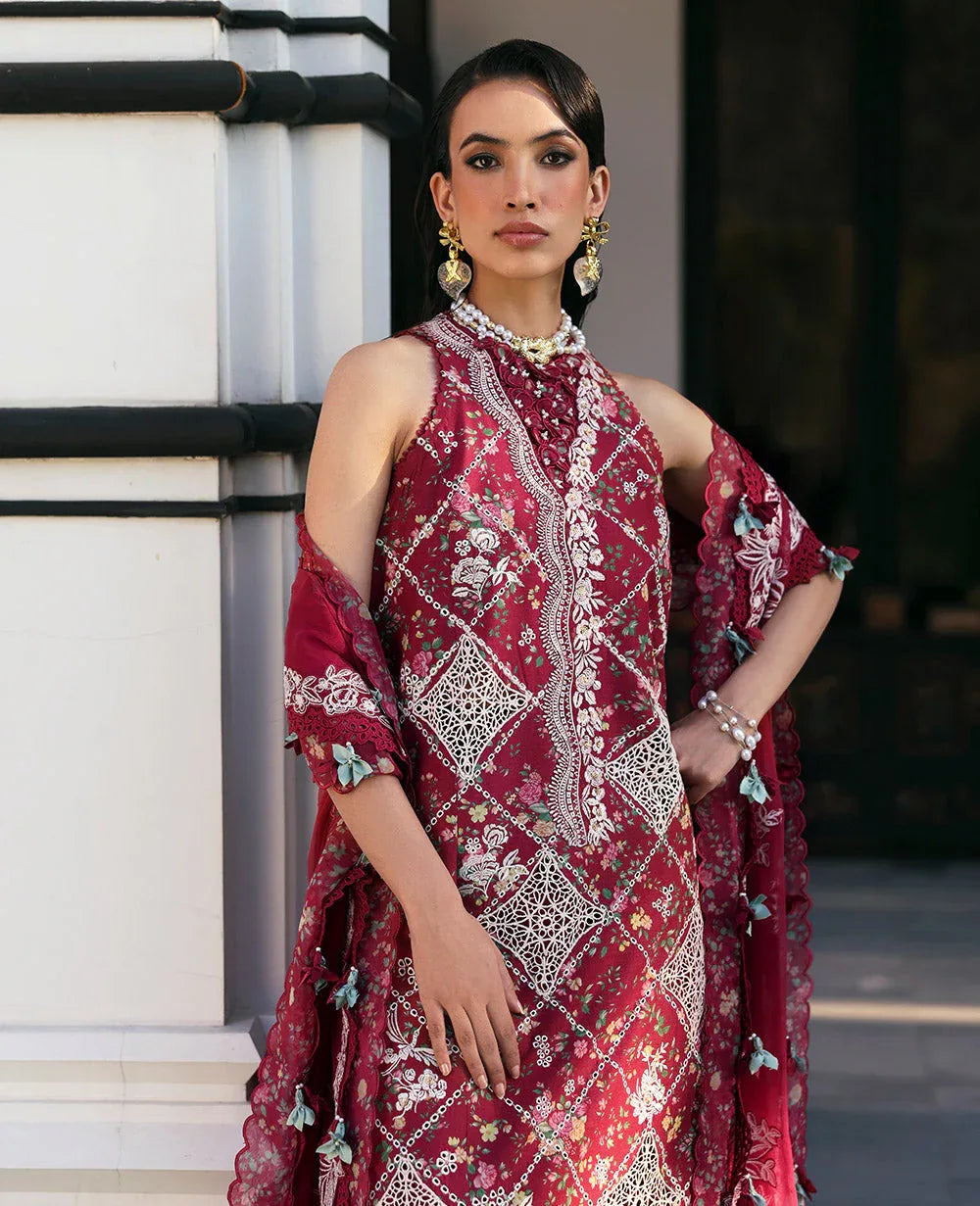 Republic Womenswear | Kalani Eid Luxury Lawn 25 | D8-B - Lyanna - Rang-e-Khaas