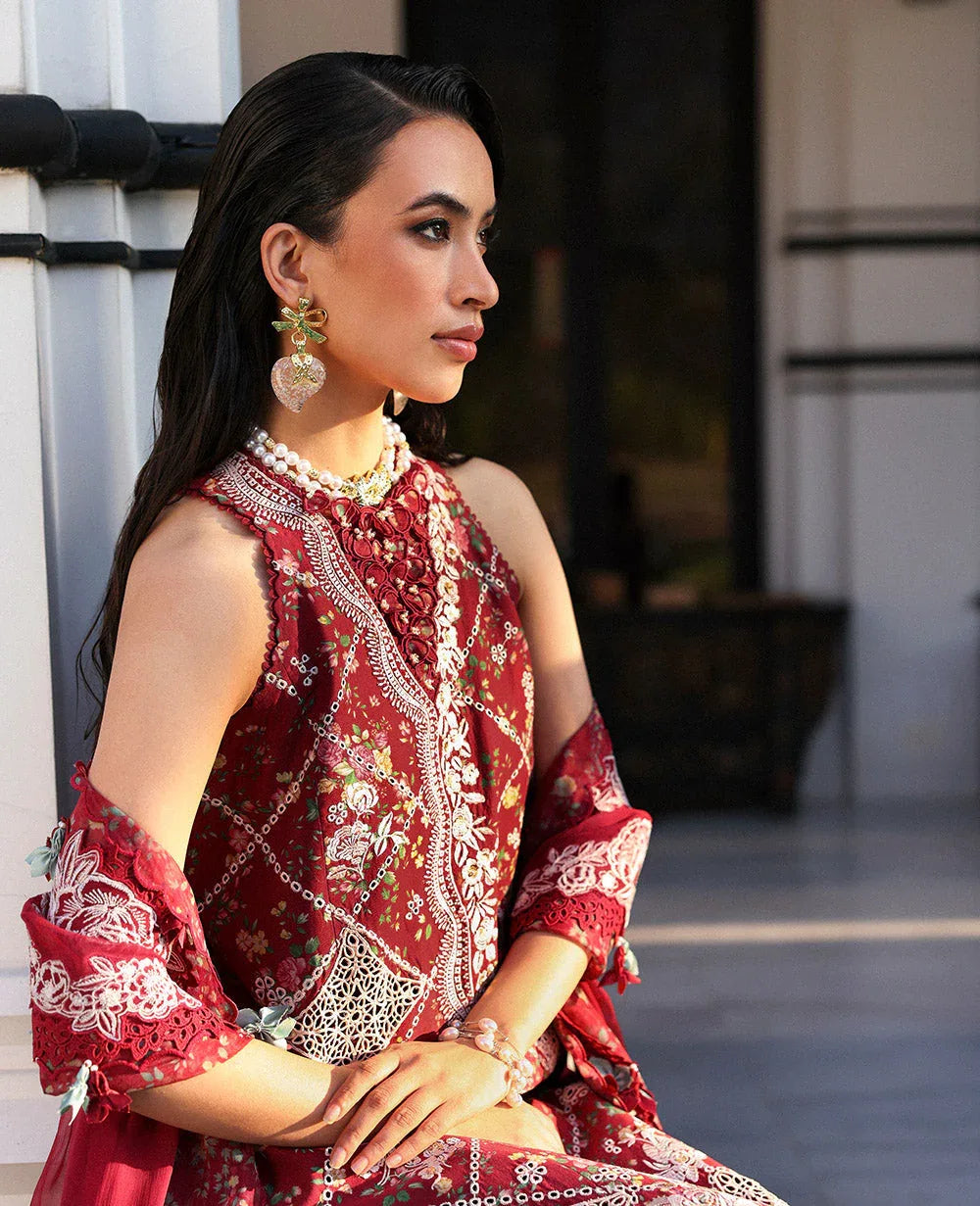 Republic Womenswear | Kalani Eid Luxury Lawn 25 | D8-B - Lyanna - Rang-e-Khaas