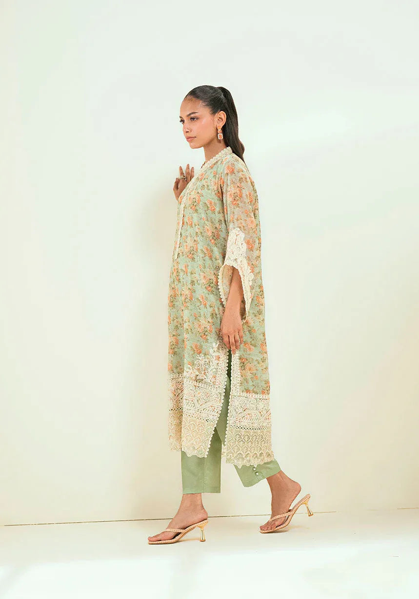 Dhanak | Signature Pret | SS24DA-2590 GREEN - Rang-e-Khaas