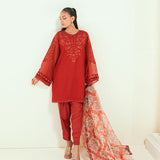 Dhanak | Signature Pret | SS25DA-2698 RED