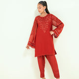 Dhanak | Signature Pret | SS25DA-2698 RED