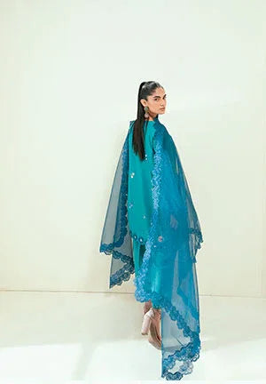 Dhanak | Signature Pret | SS25DA-2699 C-GREEN - Rang-e-Khaas