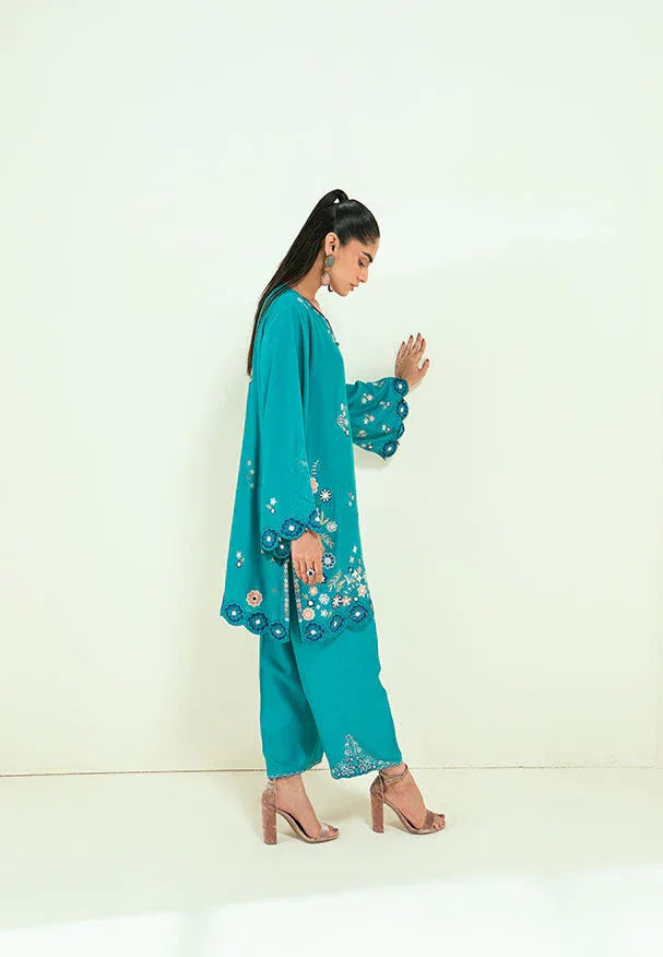Dhanak | Signature Pret | SS25DA-2699 C-GREEN - Rang-e-Khaas