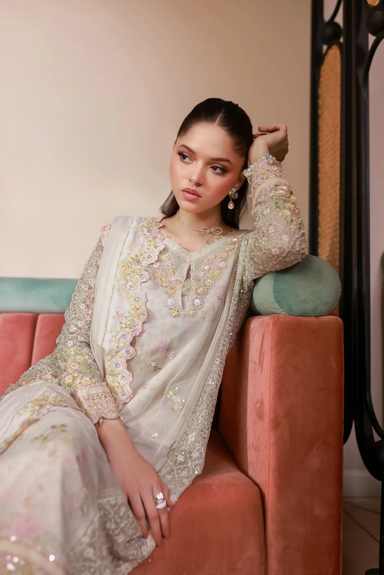Dhanak | Chiffon Pret | SS25DA-2711 - Rang-e-Khaas