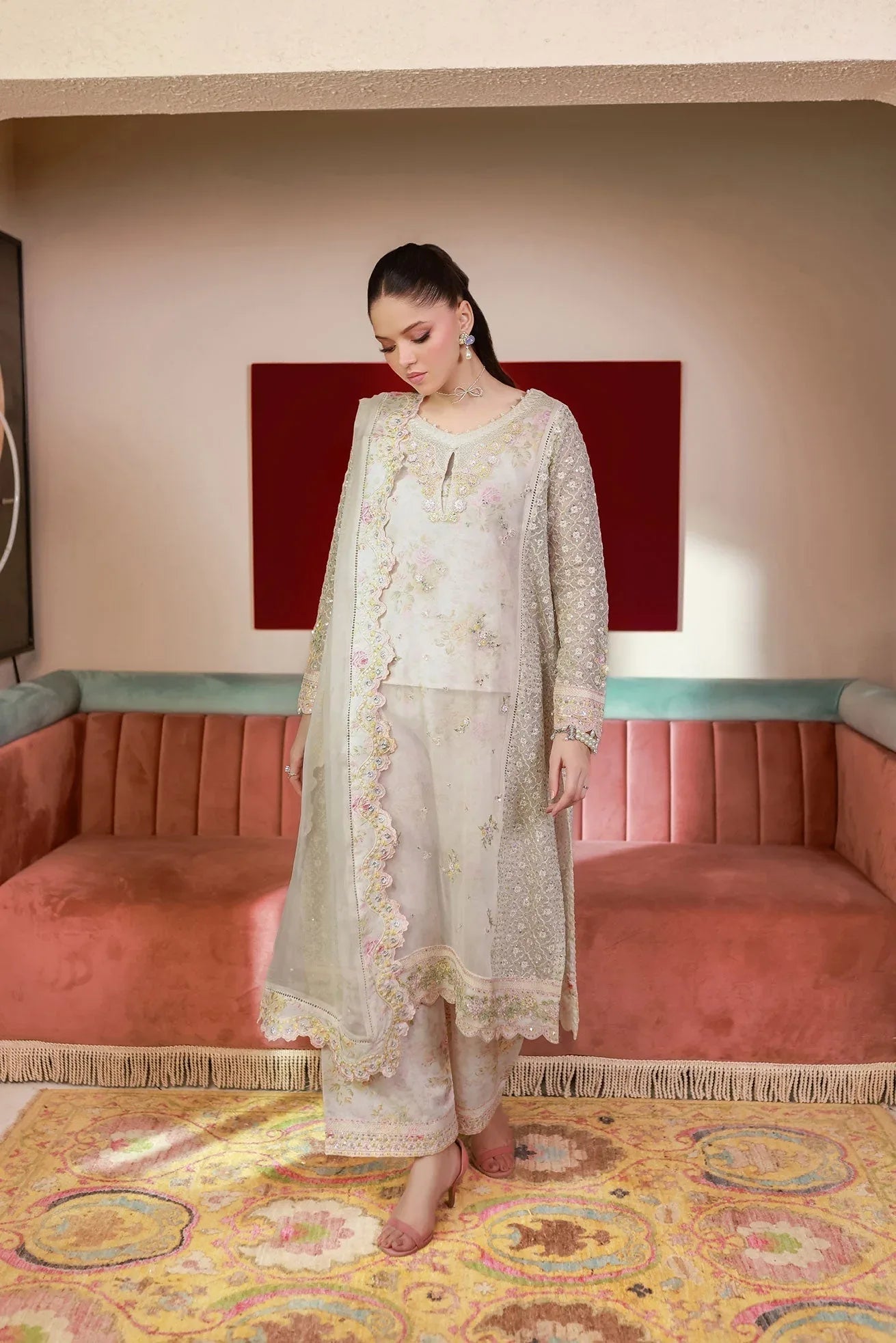 Dhanak | Chiffon Pret | SS25DA-2711 - Rang-e-Khaas