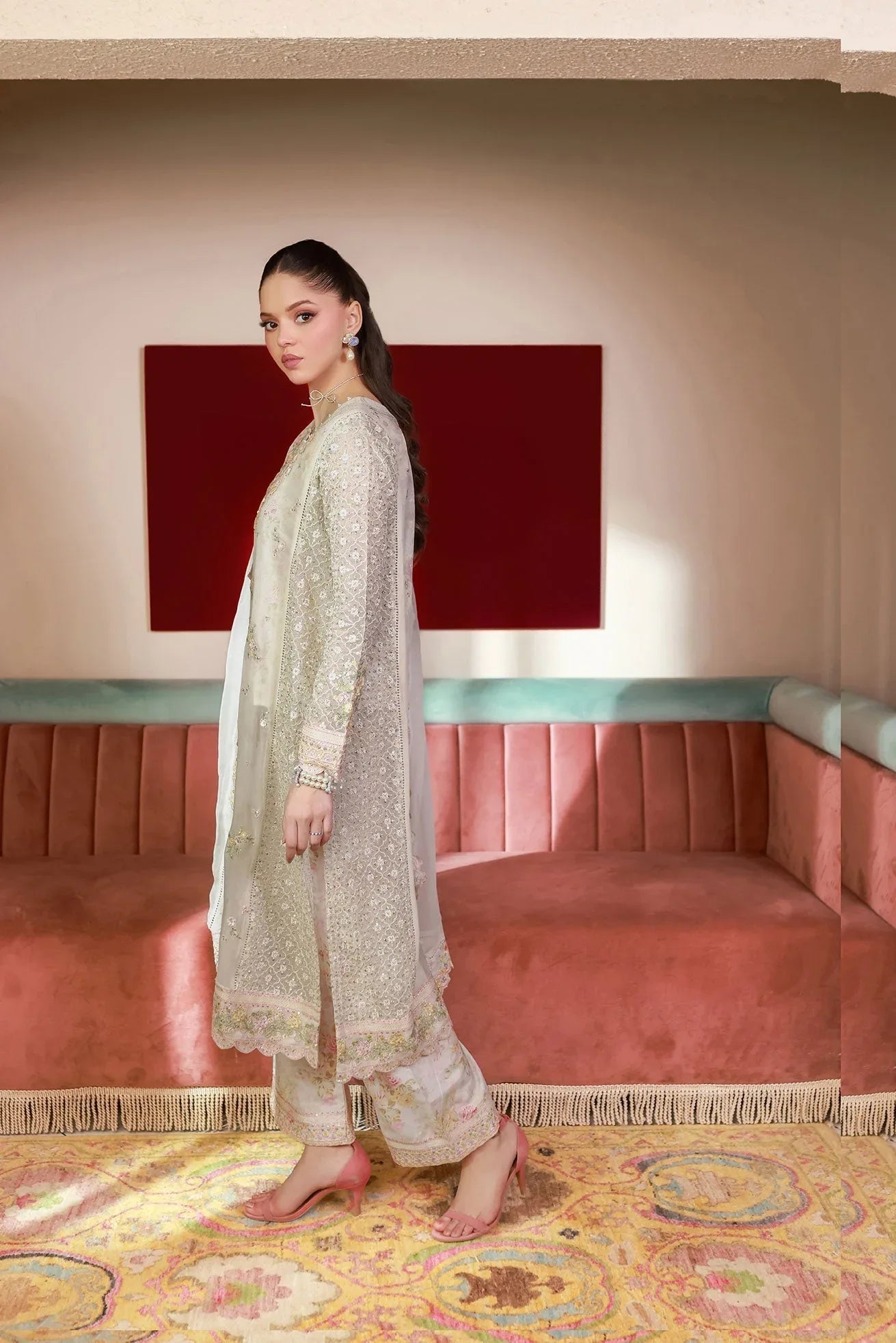 Dhanak | Chiffon Pret | SS25DA-2711 - Rang-e-Khaas