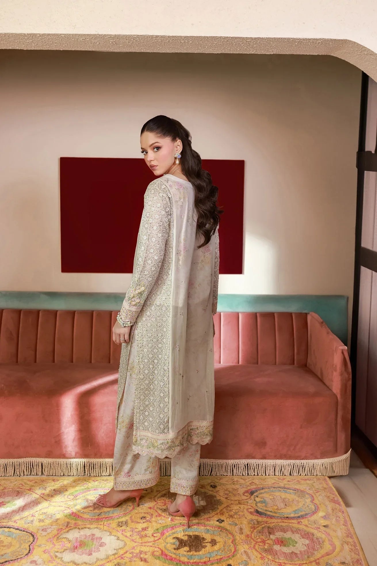 Dhanak | Chiffon Pret | SS25DA-2711 - Rang-e-Khaas