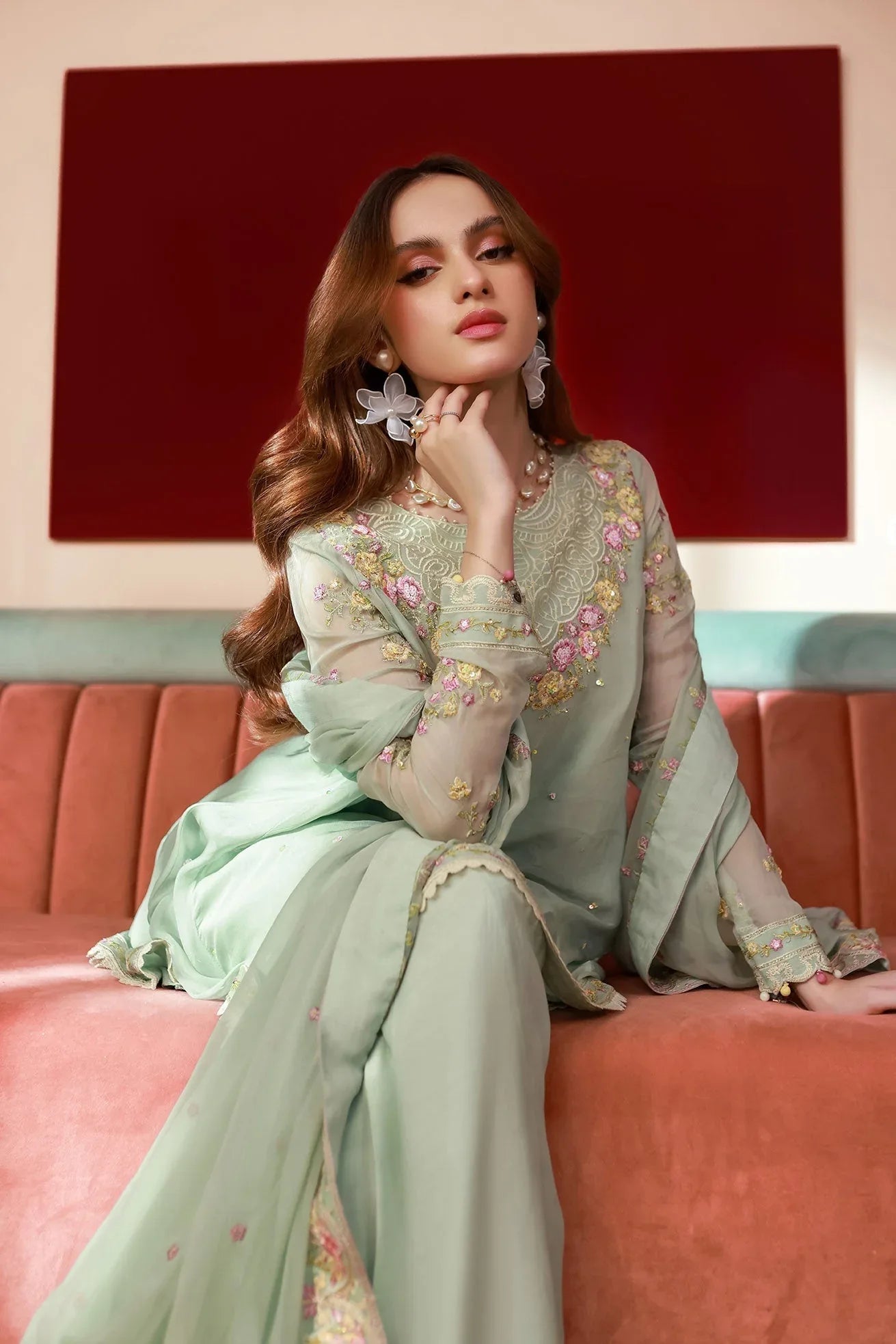 Dhanak | Chiffon Pret | SS25DA-2712 - Rang-e-Khaas