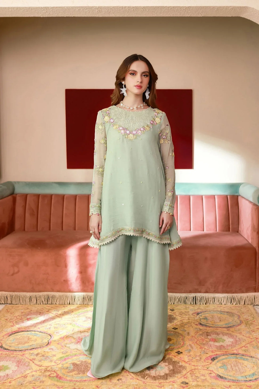 Dhanak | Chiffon Pret | SS25DA-2712 - Rang-e-Khaas