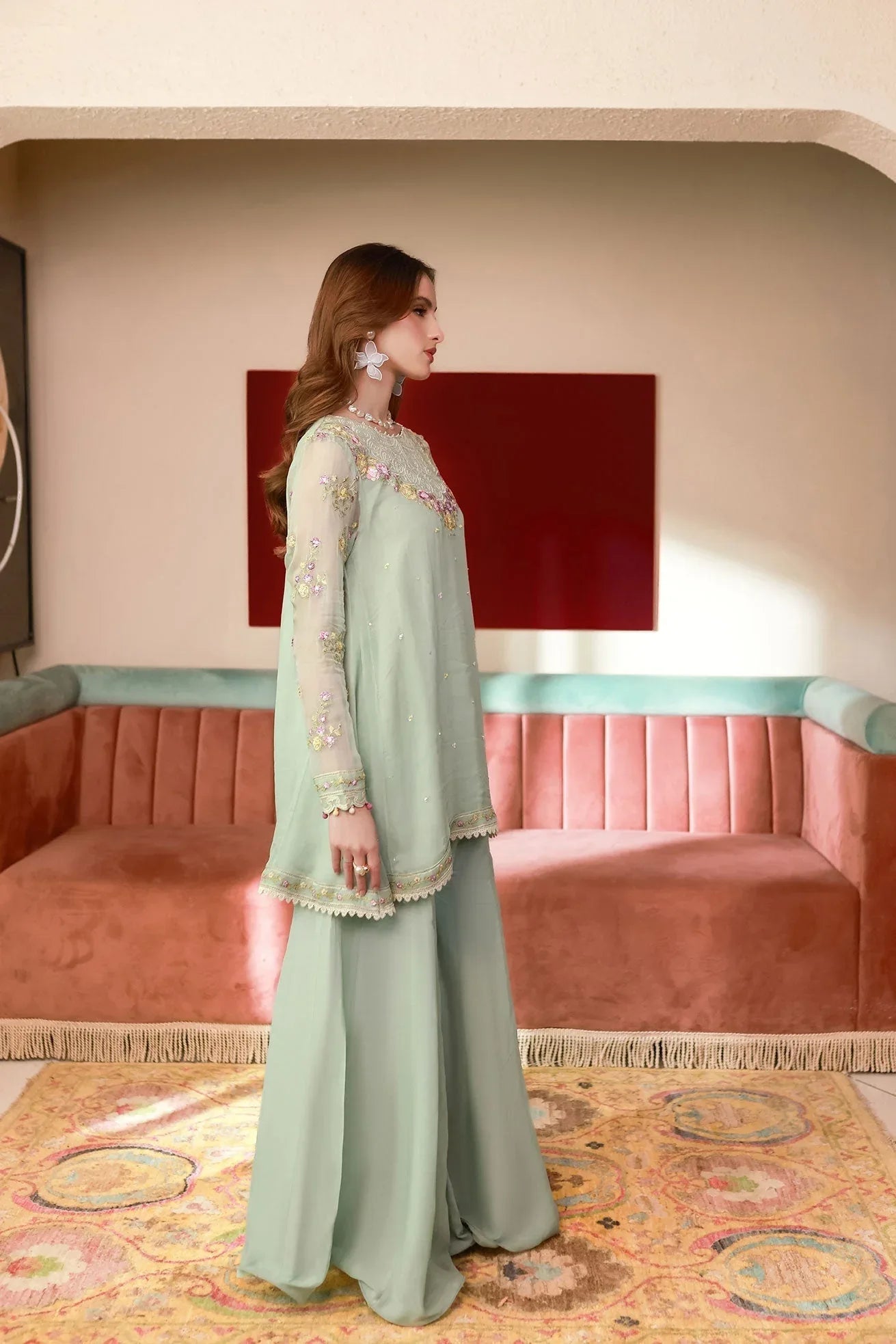 Dhanak | Chiffon Pret | SS25DA-2712 - Rang-e-Khaas