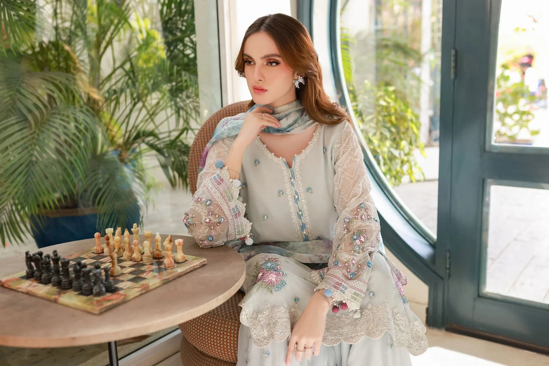 Dhanak | Chiffon Pret | SS25DA-2715 - Rang-e-Khaas