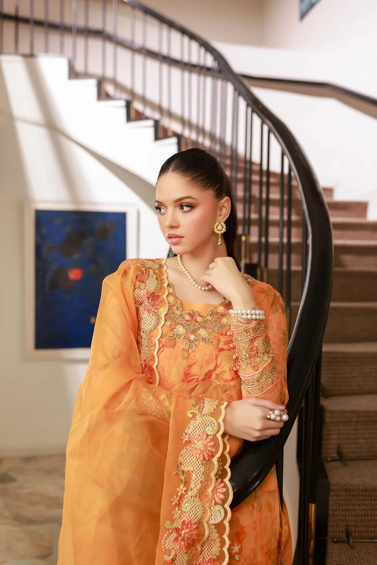 Dhanak | Chiffon Pret |  SS25DA-2716 - Rang-e-Khaas