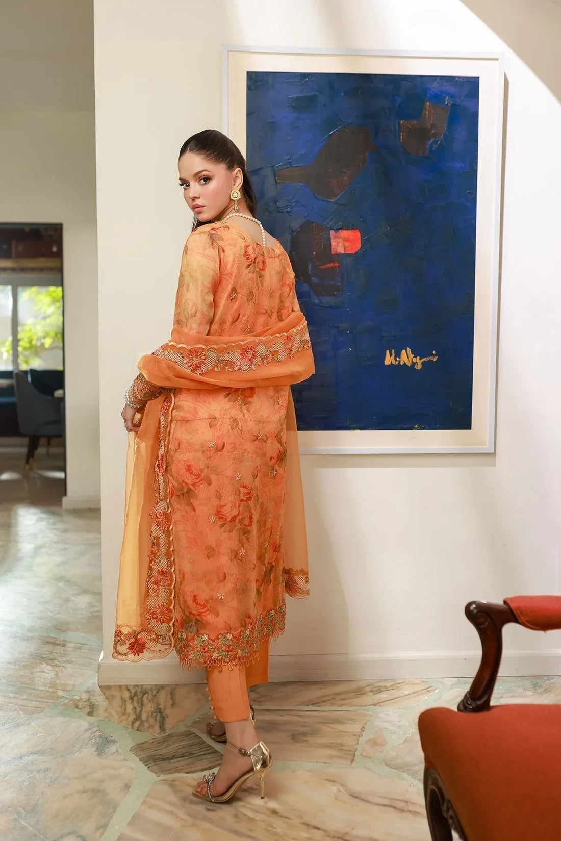 Dhanak | Chiffon Pret |  SS25DA-2716 - Rang-e-Khaas