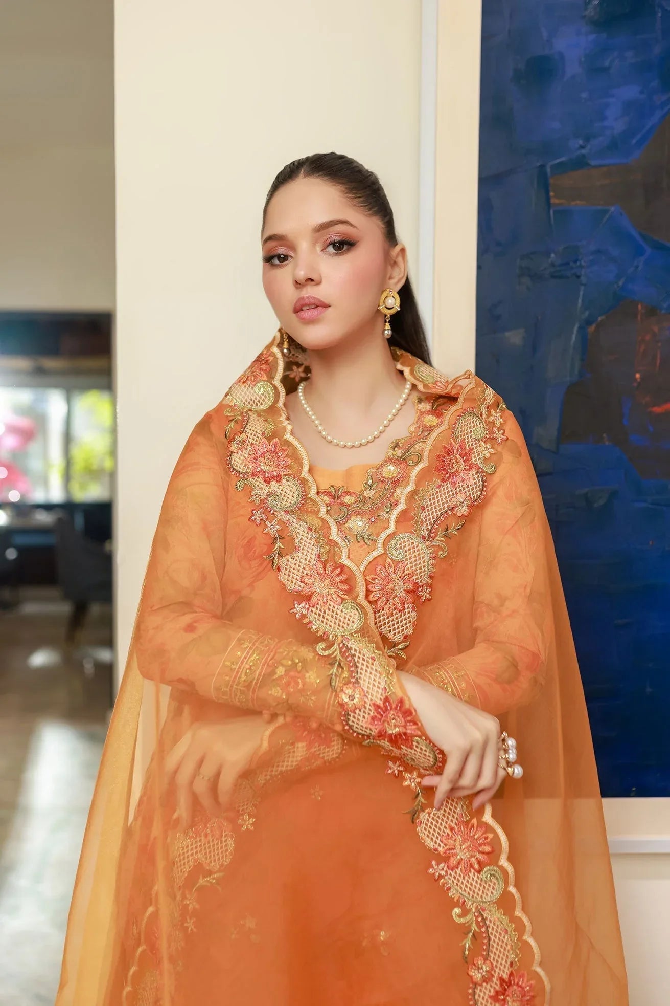 Dhanak | Chiffon Pret |  SS25DA-2716 - Rang-e-Khaas
