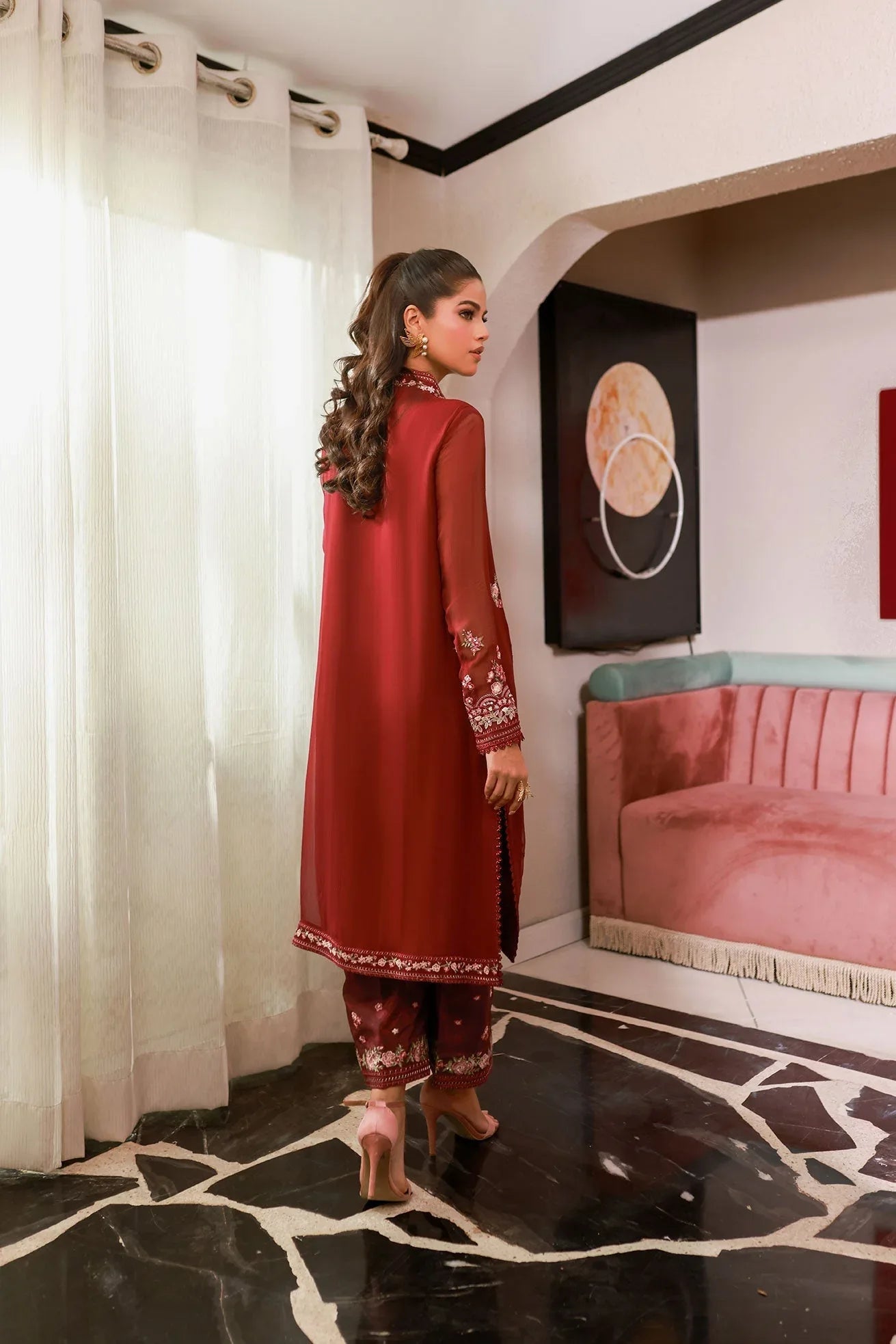 Dhanak | Chiffon Pret | SS25DA-2719 - Rang-e-Khaas