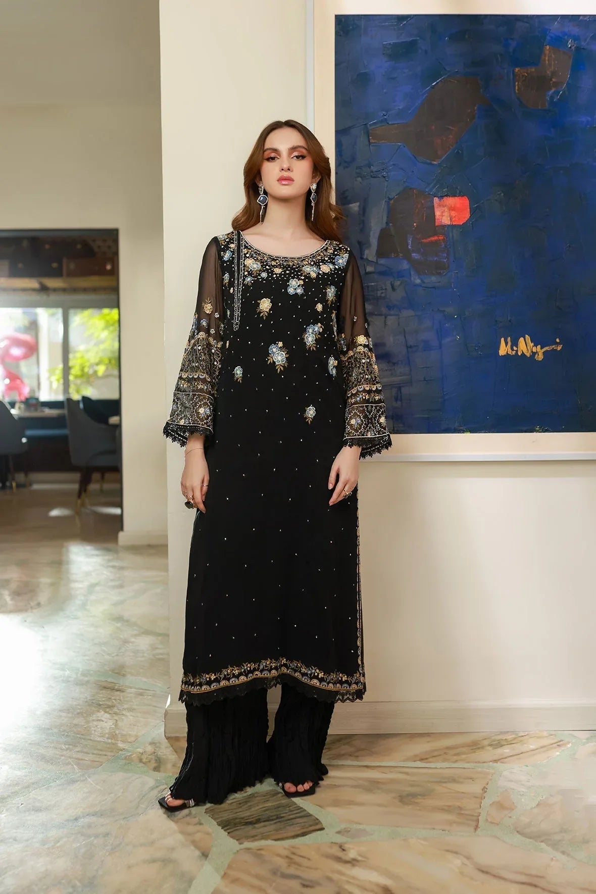 Dhanak | Chiffon Pret | SS25DA-2720 - Rang-e-Khaas